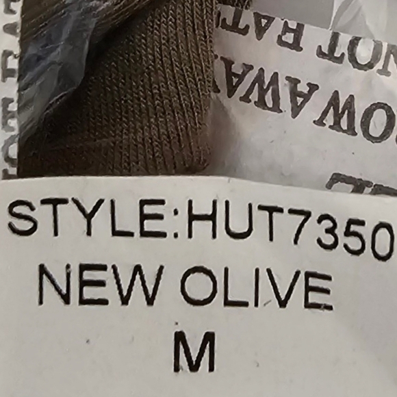 LA MIEL Gorgeous Lace Boho Short Sleeve V-Neck Top•Size Medium•Olive Green - Picture 13 of 13